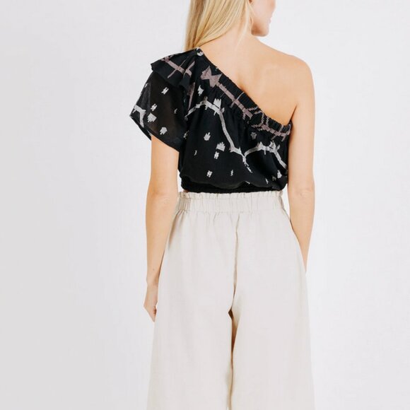 MIRTH Paros Crop One Shoulder Top - Picture 8 of 14